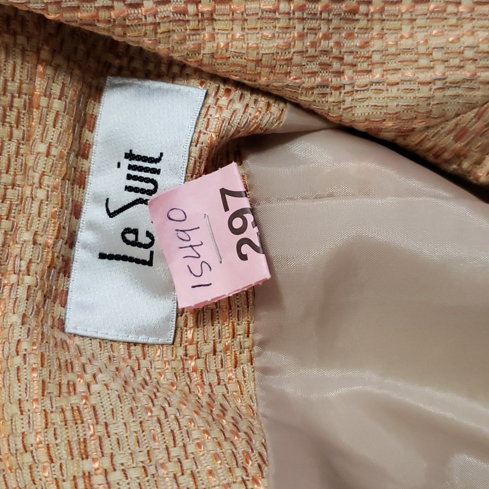 Le Suit Woven Blazer Peach Color View 5